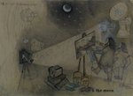 Artist & the moon